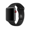 Black Band for Apple Watch Sport Band 38mm 42mm Mens and Womens